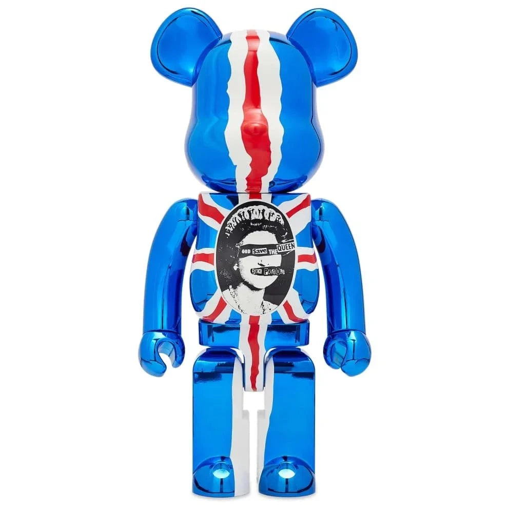 1000% Bearbrick - Sex Pistols Chrome Edition pour collectionneurs