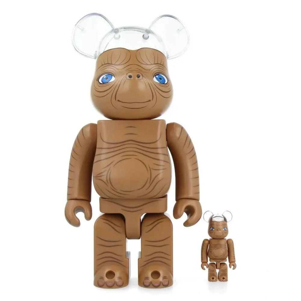 Ensemble Bearbrick 400 & 100 - E.T. | Édition Limitée Medicom