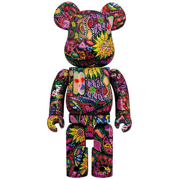 1000% Bearbrick - Psychedelic Paisley Amplifier,