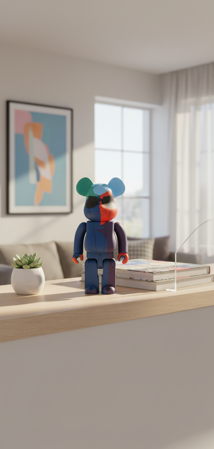 400% Bearbrick - Andy Warhol (Silkscreen)-Medicom Toy-Bearbrick