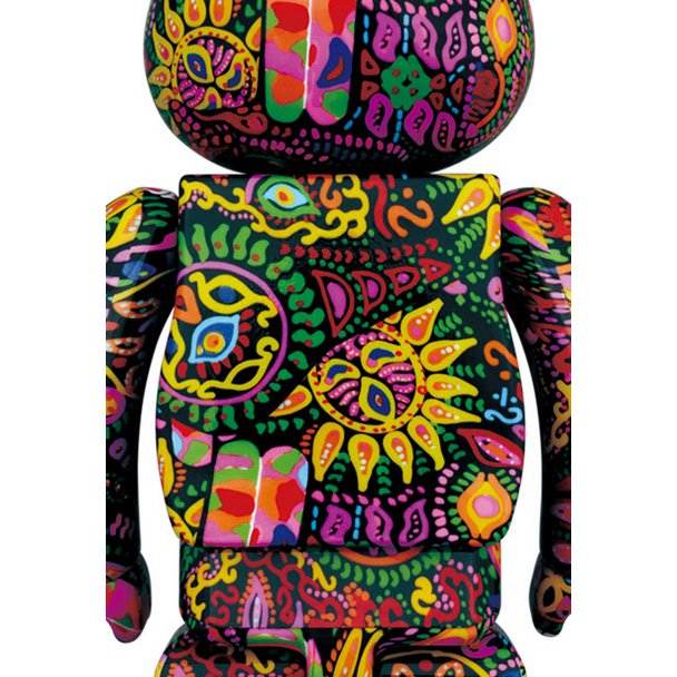 1000% Bearbrick - Psychedelic Paisley Amplifier,