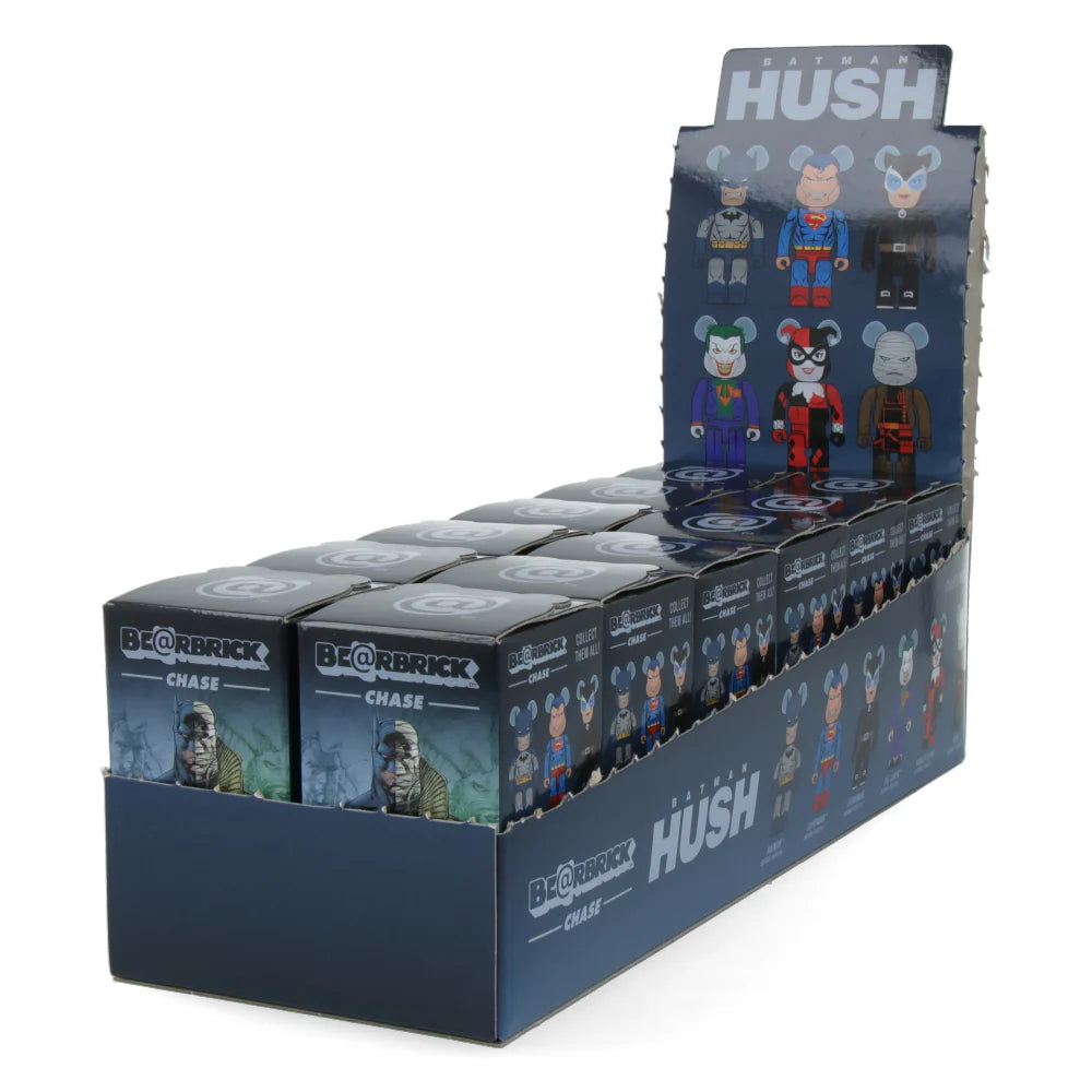 Bearbrick 100% Blindbox Chase Series - Batman Hush (Série 1)