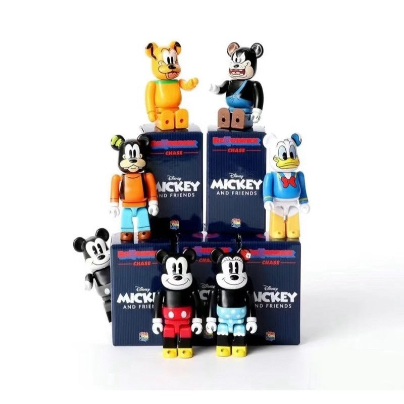 Bearbrick 100% Blindbox Chase Series - Mickey et ses Amis