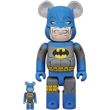 Set Bearbrick 400% & 100% - Batman (The Dark Knight Returns)