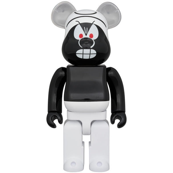 400% Bearbrick - Schtroumpf (Noir)