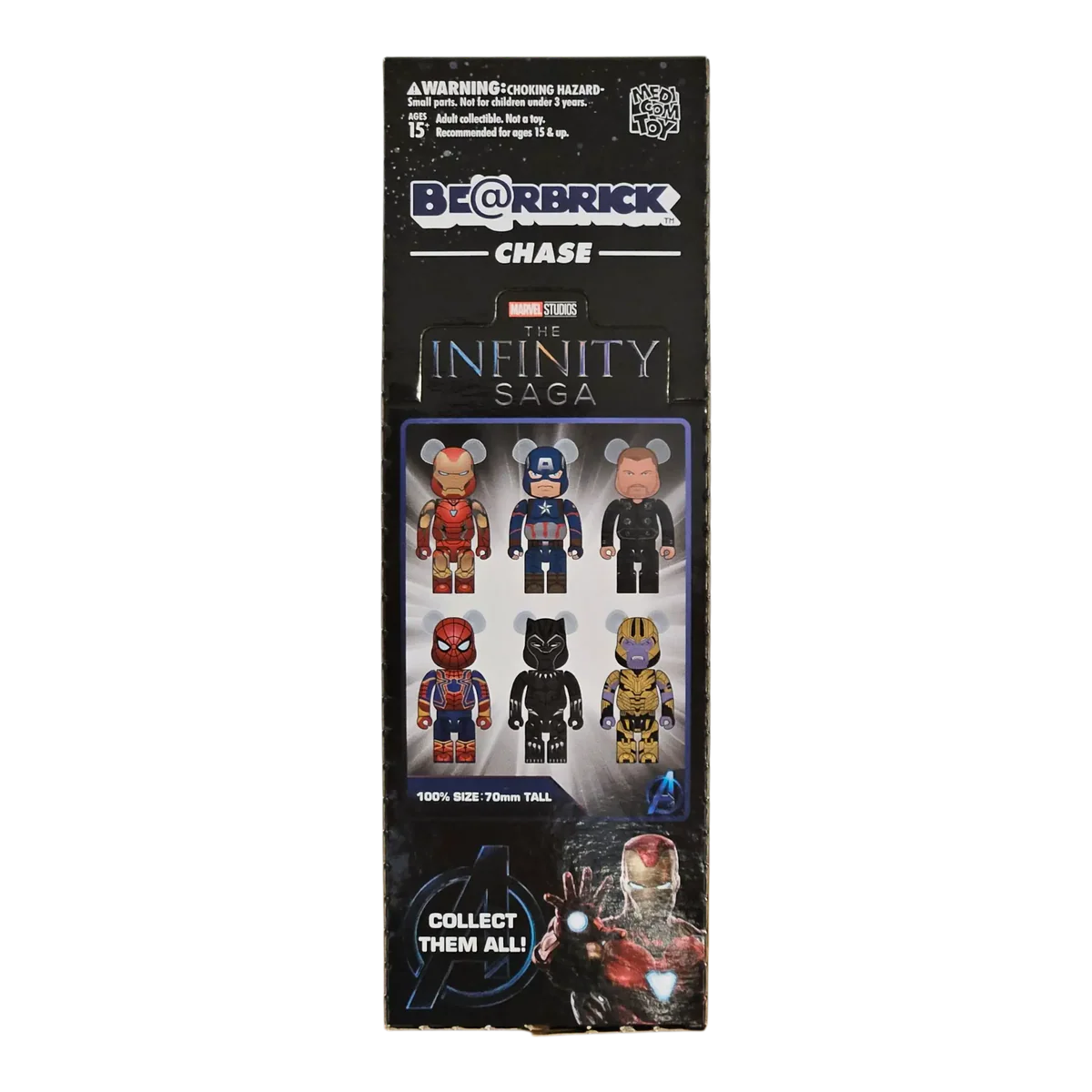 Bearbrick 100% Blindbox Chase Series - MARVEL Infinity Saga