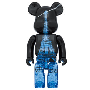 400% & 100% Bearbrick - Eiffel Tower (Sparkling Edition)