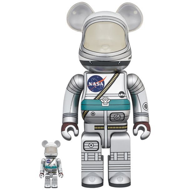 400% & 100% Bearbrick sæt - Project Mercury Astronaut (NASA) Default Title