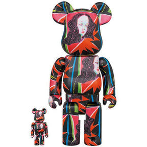 400% & 100% Bearbrick sæt - Goddess (Saiko Otake)