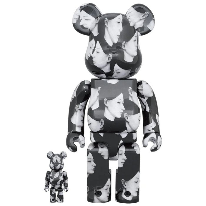 400% & 100% Bearbrick sæt - Multiple Selves - Black Scandal (Yohji Yamamoto x Suzume Uchida) Default Title