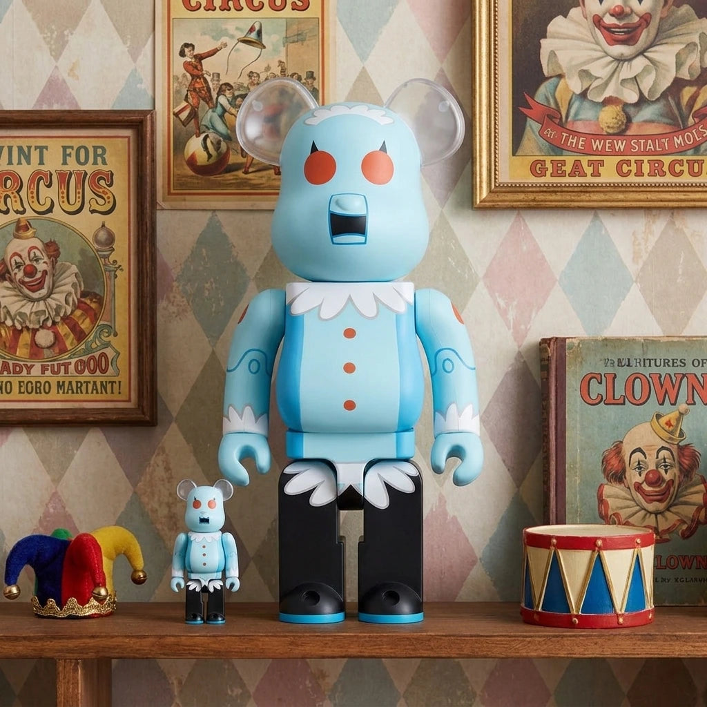 400% & 100% Bearbrick Set - Rosie The Robot (The Jetsons