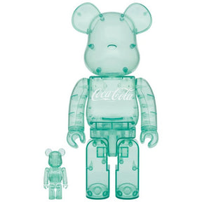 400% & 100% Bearbrick sæt - Coca-Cola (Georgia Green)