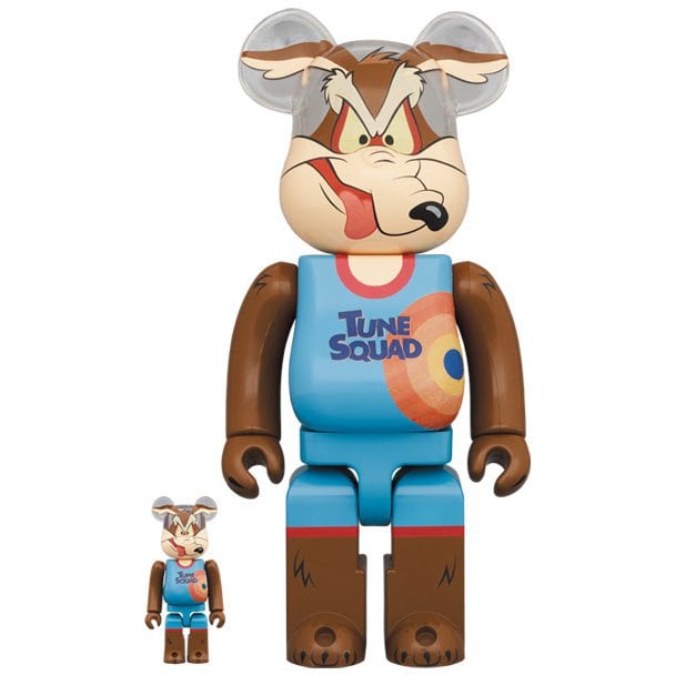 400% & 100% Bearbrick sæt - Wile E. Coyote (Space Jam 2)