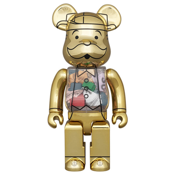 Bearbrick 400% - Mr. Monopoly (90e anniversaire)