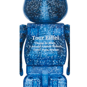 400% & 100% Bearbrick - Eiffel Tower (Sparkling Edition)