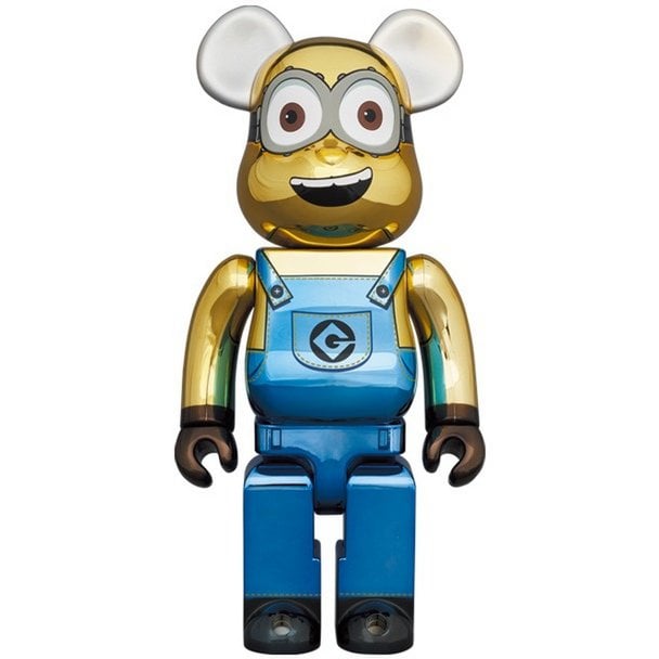 1000% Bearbrick - Minion Dave (Chrome ed.) Default Title