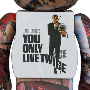 400% & 100% Bearbrick Sæt - You Only Live Twice (007 - James Bond)