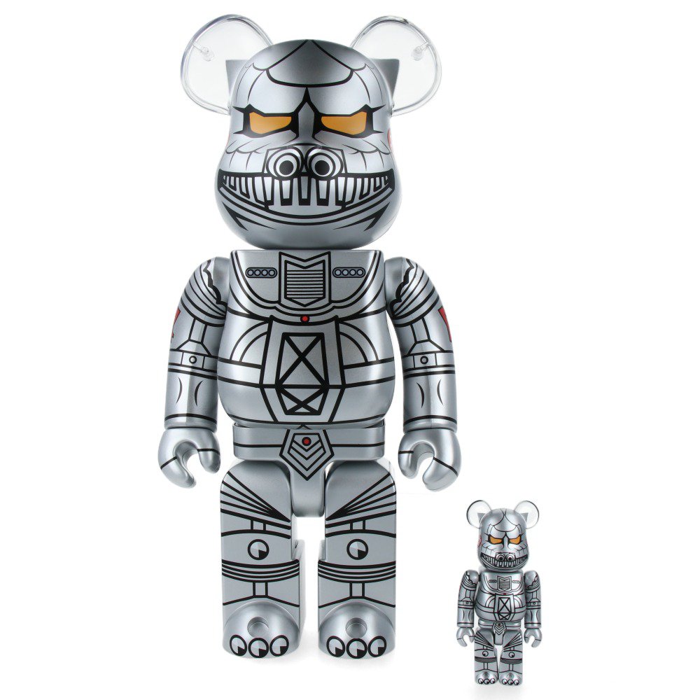 400% & 100% Bearbrick sæt - Mechagodzilla (1974)