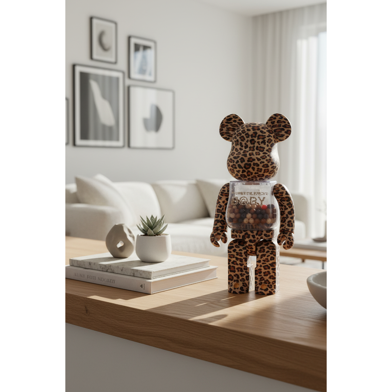 Set Bearbrick 400% & 100% - My First Bearbrick Baby (Léopard) Set Bearbrick 400% & 100% - My First Bearbrick Baby (Léopard)