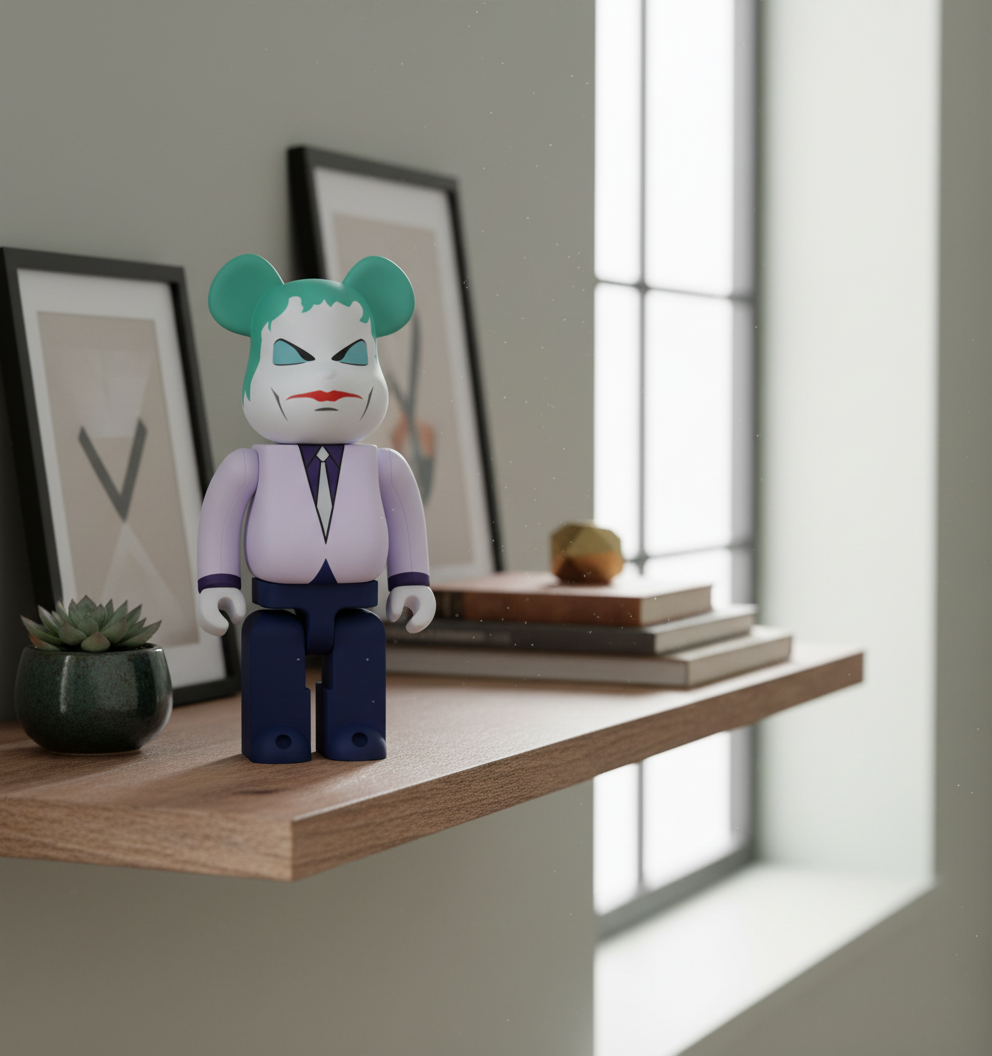 400% Bearbrick - The Joker (The Dark Knight Returns)-Medicom Toy-Bearbrick