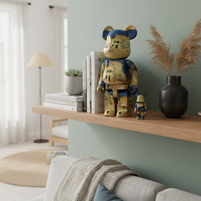 100% & 400% Bearbrick set - Van Gogh - The Yellow House-Medicom Toy-Bearbrick