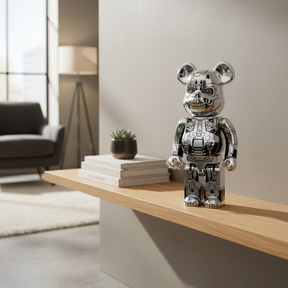 400% Bearbrick - T-800 Endoskeleton (Terminator 2)-Medicom Toy-Bearbrick