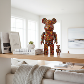 400% & 100% Bearbrick sæt - The Street Sliders-Medicom Toy-Bearbrick