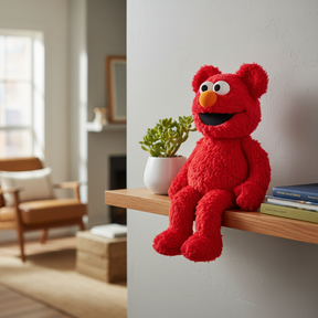 400% Bearbrick - Elmo - Costume Edition V2 (Sesame Street)-Medicom Toy-Bearbrick