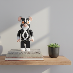 400% Bearbrick - Mohawk (Gremlins 2: The New Batch)-Medicom Toy-Bearbrick