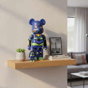 400% & 100% Bearbrick sæt - Evangelion (EVA Unit 01 - New Paint)-Medicom Toy-Bearbrick