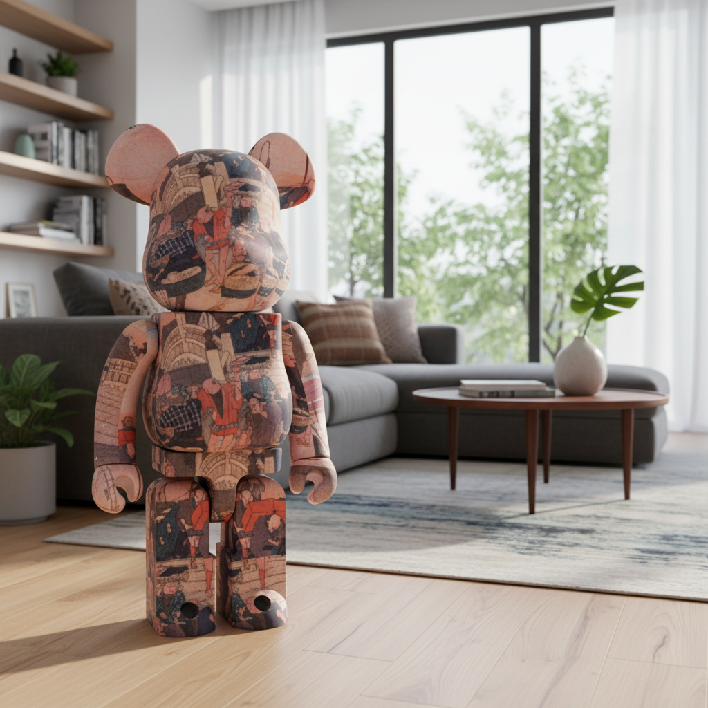 1000% Bearbrick - ''The 53 Stations" (Utagawa Kuniyoshi)-Medicom Toy-Bearbrick