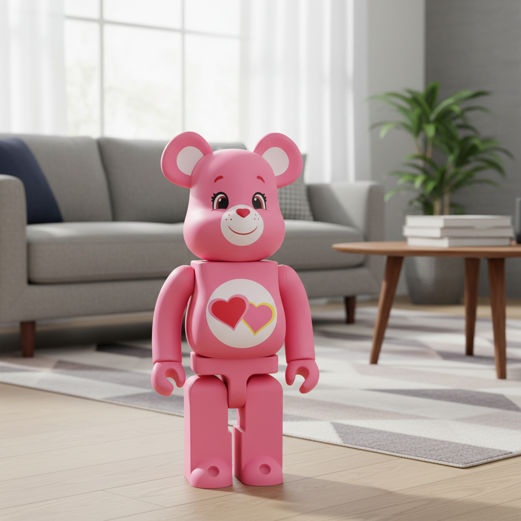 Bearbrick 1000% - Love-A-Lot Bear (Care Bears) Bearbrick 1000% - Love-A-Lot Bear (Care Bears)