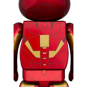 400% & 100% Bearbrick - Iron Man - Mark IV (Infinity Saga)