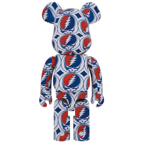 1000% Bearbrick - Grateful Dead (Steal Your Face)