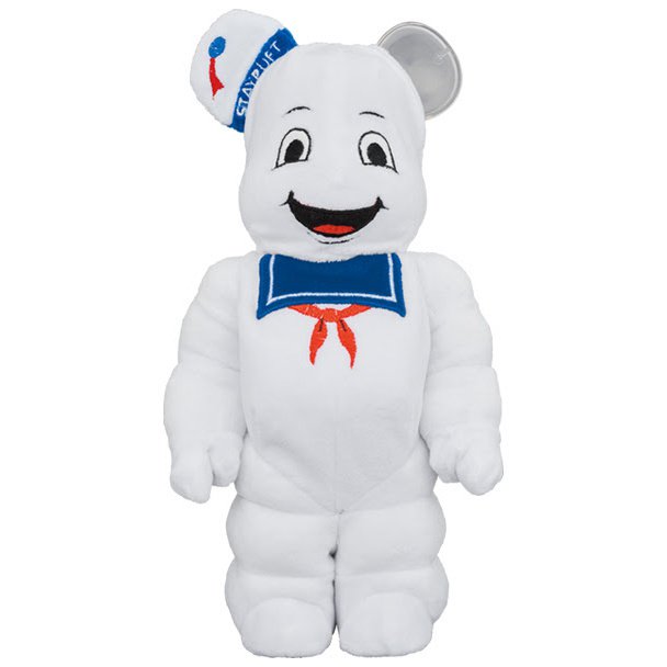 400%  Bearbrick - Stay Puft Marshmallow Man (Costume Edition)