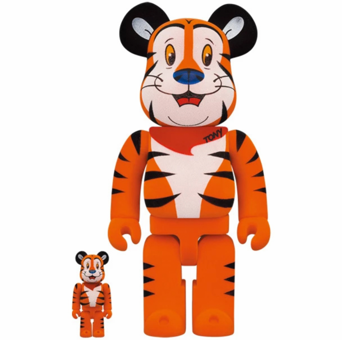 400% et 100% Bearbrick Set - Tony the Tiger Vintage (Kelloggs)