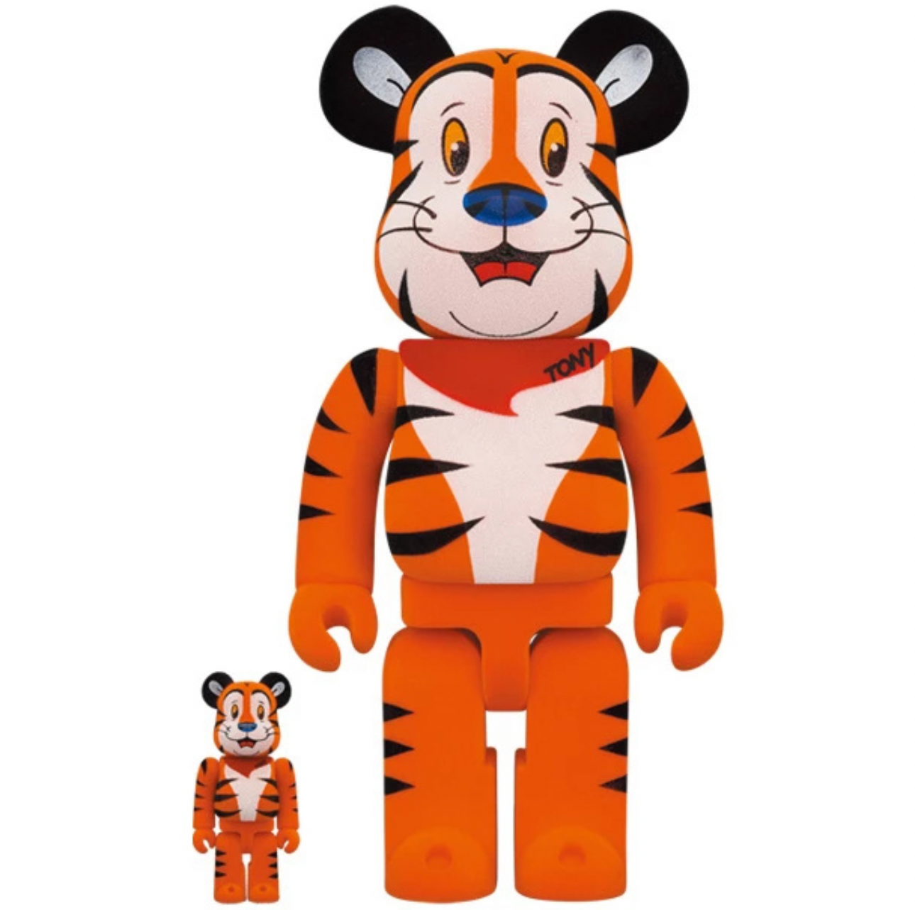 400% et 100% Bearbrick Set - Tony the Tiger Vintage (Kelloggs)