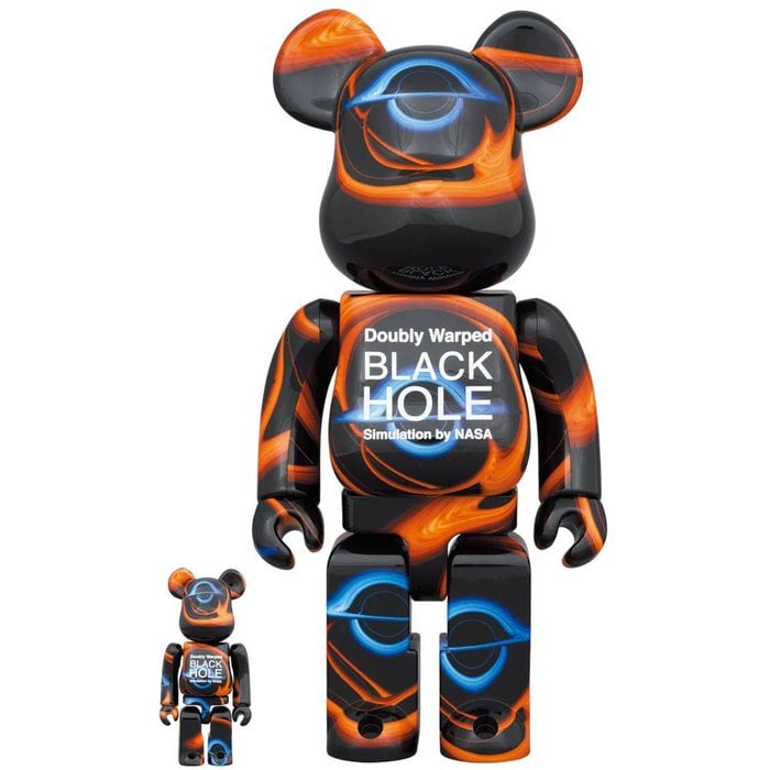 400% & 100% Bearbrick sæt - Doubly Warped Black Hole (NASA) Default Title