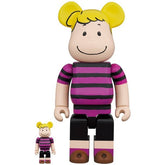 400% & 100% Bearbrick sæt - Schroeder (Peanuts)