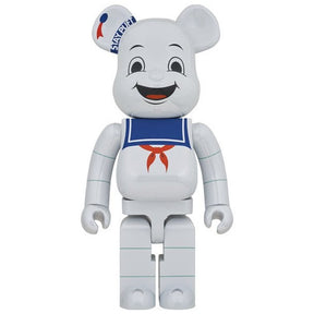 1000% Bearbrick - Stay Puft Marshmallow Man (White Chrome)