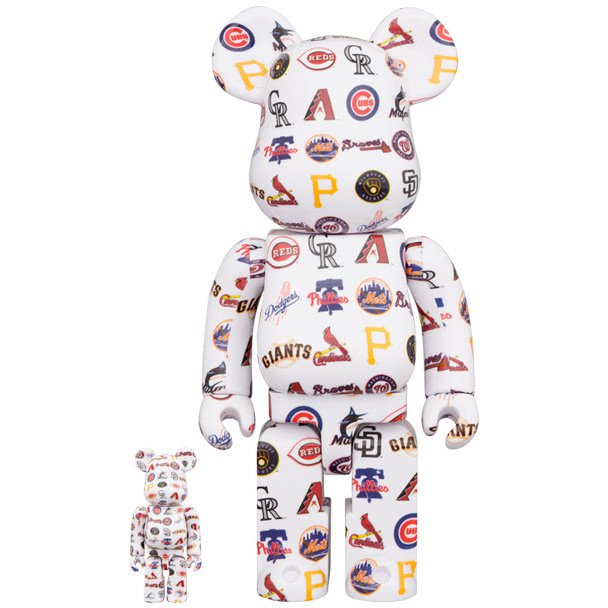 400% & 100% Bearbrick sæt - MLB National League Default Title