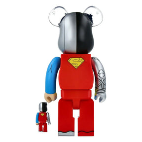 400% & 100% Bearbrick set - Cyborg Superman (The Return of Superman)
