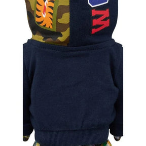 400% & 100% Bearbrick 3 pcs sæt - BAPE(R) LEGACY CAMO SHARK (Navy ver.)