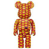 400% & 100% Bearbrick Set - Amplifier Yellow Heart (Reverse)