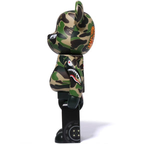 400% + 100% Bearbrick sæt - LBWK x BAPE (Green Camo)