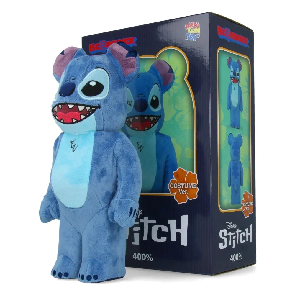 Bearbrick 400% - Stitch (Costume version)-Medicom Toy-Bearbrick