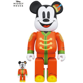 400% & 100% Bearbrick Set - Mickey Mouse (Le Concert de fanfare)