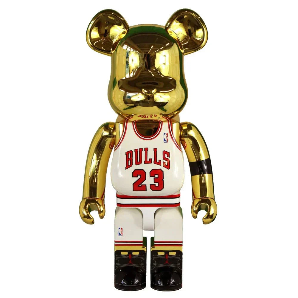 1000% Bearbrick Michael Jordan 1991 World Champion figure in Bulls #23 jersey.