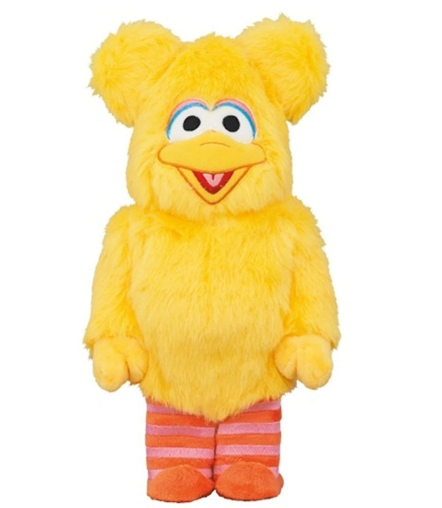 Set Bearbrick 400% - Big Bird (Sesame Street - Version Costume)