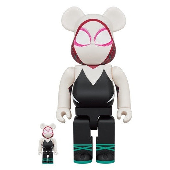 400% & 100% Bearbrick Set - Spider-Gwen (Spider-man: Into the Spider-verse)